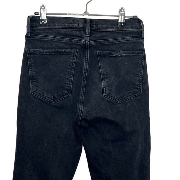 Agolde Nico High Rise Slim Jeans Compilation Black Women’s Size 24 Cotton - Picture 6 of 13